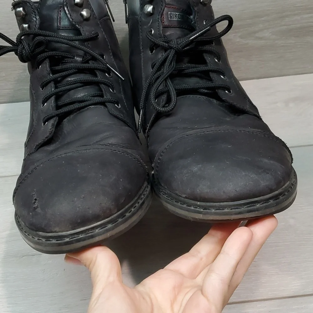 Pikolinos Mens High Top Boots Leather Sneakers shoes sz 45/11.5-12